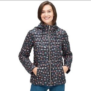 Kate Spade Jacket NWT Down Packable Puffer Lightweight XS Floral Kate Spade $299